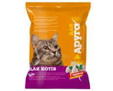 Корм Для Друга Для Котів Зі Смаком Курки 100 г. 24562 (продається тільки упаковкою по 15 шт)