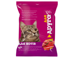 Корм Для Друга Для Котів Зі Смаком Яловичини 100 г. 24563 (продається тільки упаковкою по 15 шт)