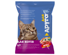 Корм Для Друга Для Котів Мікс 100г. 24561 (продається тільки упаковкою по 15 шт)