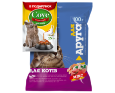 Корм Для Друга Для Котів Мікс + Соус 100 г. 18331 (продається тільки упаковкою по 15 шт)