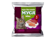 Корм коти МУСЯ 1кг Мікс (29610)