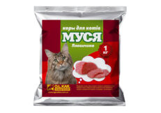 Корм коти МУСЯ 1кг зі смаком яловичини (29612)